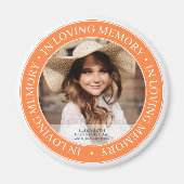 Memorial in Loating Memory Classic Custom Photo Magneet (Voorkant)