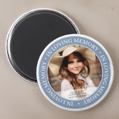 Memorial in Loating Memory Classic Custom Photo Magneet