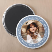 Memorial in Loating Memory Classic Custom Photo Magneet