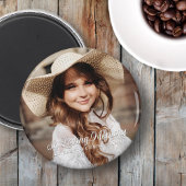 Memorial in Loating Memory Classic Elegant Photo Magneet