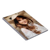 Memorial in Loating Memory Classic Elegant Photo Notitieboek (Rechterzijde)