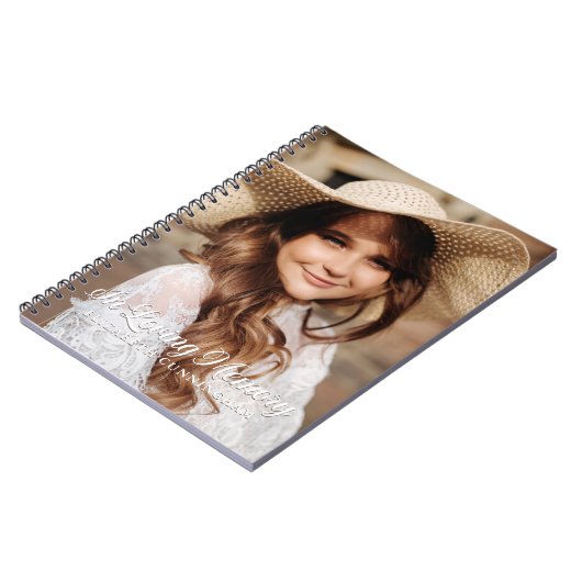 Memorial in Loating Memory Classic Elegant Photo Notitieboek (Linkerzijde)