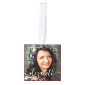 Memorial in Loating Memory Elegant Classic Photo Decoratie (Voorkant)