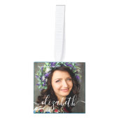 Memorial in Loating Memory Elegant Classic Photo Decoratie (Voorkant)