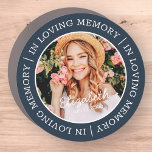 Memorial in Loating Memory Modern Custom Photo Automagneet<br><div class="desc">Dit eenvoudige en moderne ontwerp is samengesteld uit serif typografie en voegt een douanefoto toe. "In Loving Memory" omringt de aangepaste foto van je geliefde.</div>