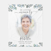 Memorial IN LOMORY Botanical Photo Fleece Deken (Voorkant)