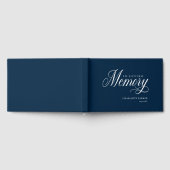 Memorial "In Loving Memory" Blauw Gastenboek (Volledig)