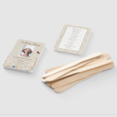 Memorial In Loving Memory Bloemen Orde van Service Handwaaier (Niet-gemonteerd)