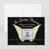 Memorial in Loving Memory Briefkaart (Voorkant / Achterkant)