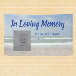 Memorial in Loving Memory Ocean Scene Spandoek