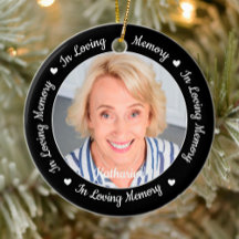 Memorial in Loving Memory Personalized 2 Photo Cer