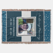 Memorial in Loving Memory Photo Deken (Voorkant)