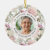 Memorial in Loving Memory Photo Kerstmis Keramisch Ornament (Voorkant)