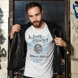 Memorial in Loving Memory Photo T-shirt