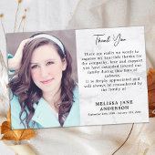 Memorial in Loyon Memory Photo Sympathy Funeral Bedankkaart