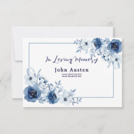 Memorial Invitation Kaart