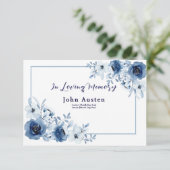 Memorial Invitation Kaart (Staand voorkant)