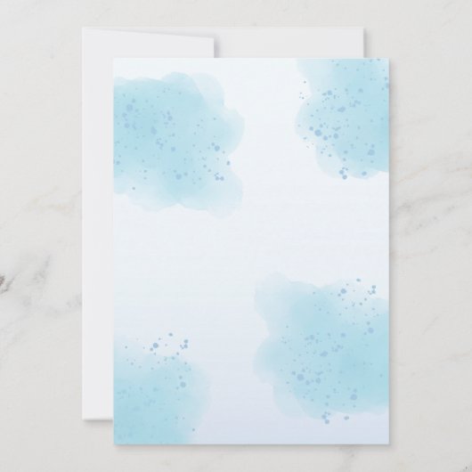 Memorial Invitation Template – Angel Design Kaart (Achterkant)