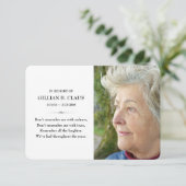 Memorial Kaart (Staand voorkant)