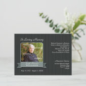 Memorial Kaart (Staand voorkant)