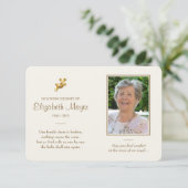 Memorial Kaart (Staand voorkant)