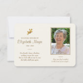 Memorial Kaart (Voorkant)