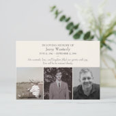 Memorial Kaart (Staand voorkant)