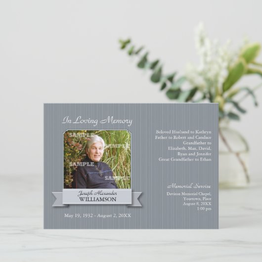 Memorial Kaart (Staand voorkant)