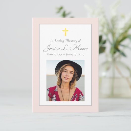 Memorial Kaart (Staand voorkant)