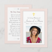 Memorial Kaart (Voorkant / Achterkant)