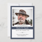 Memorial Kaart (Voorkant)