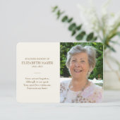 Memorial Kaart (Staand voorkant)