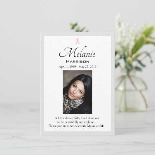 Memorial Kaart (Staand voorkant)