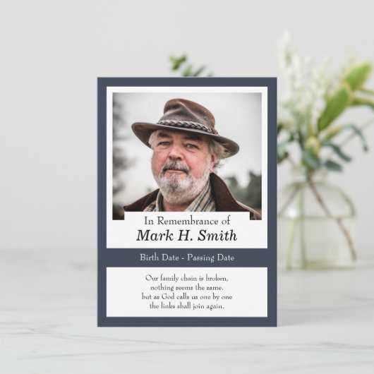 Memorial Kaart (Staand voorkant)