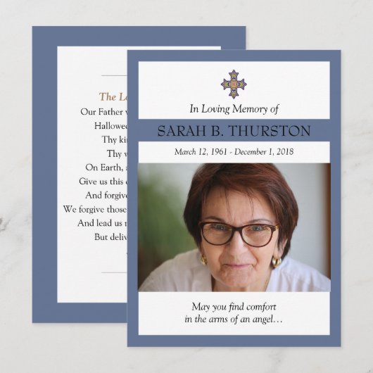 Memorial Kaart (Voorkant / Achterkant)