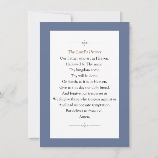 Memorial Kaart (Achterkant)