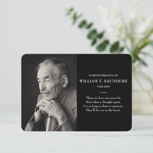 Memorial Kaart (Staand voorkant)