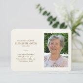 Memorial Kaart (Staand voorkant)