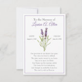 Memorial Kaart (Voorkant)