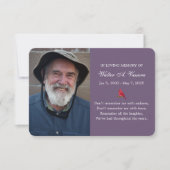 Memorial Kaart 2 Fotokardinaal (Voorkant)