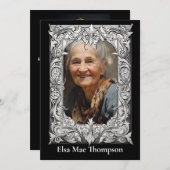 Memorial Kaart - Christelijk (Voorkant / Achterkant)