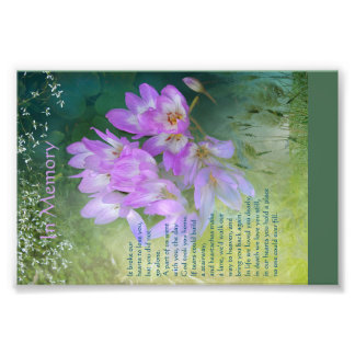 Memorial Kaart Foto Afdruk