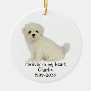 Memorial Keepomwille Dog Pet Animal Ceramic Orname Keramisch Ornament