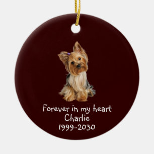 Memorial Keepomwille Dog Pet Animal Keramisch Ornament