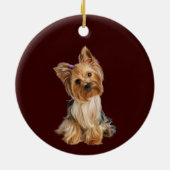 Memorial Keepomwille Dog Pet Animal Keramisch Ornament (Achterkant)
