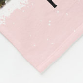 Memorial Keepomwille Edge Fade Photo Collage Pink Fleece Deken (Hoek)
