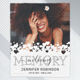 Memorial Keepomwille Foto Tribute Fleece Deken