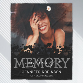 Memorial Keepomwille Foto Tribute Fleece Deken