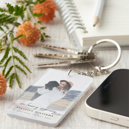 Memorial Keepomwille | Funderale gunst bij het lie Sleutelhanger (Voorkant Rechts)