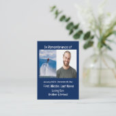 Memorial Keepomwille Skateboarding Visitekaartje (Staand voorkant)